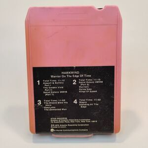 VTG Hawkwind Warrior on the Edge of Time 8-Track Tape 1975 Atco Records TP36-115